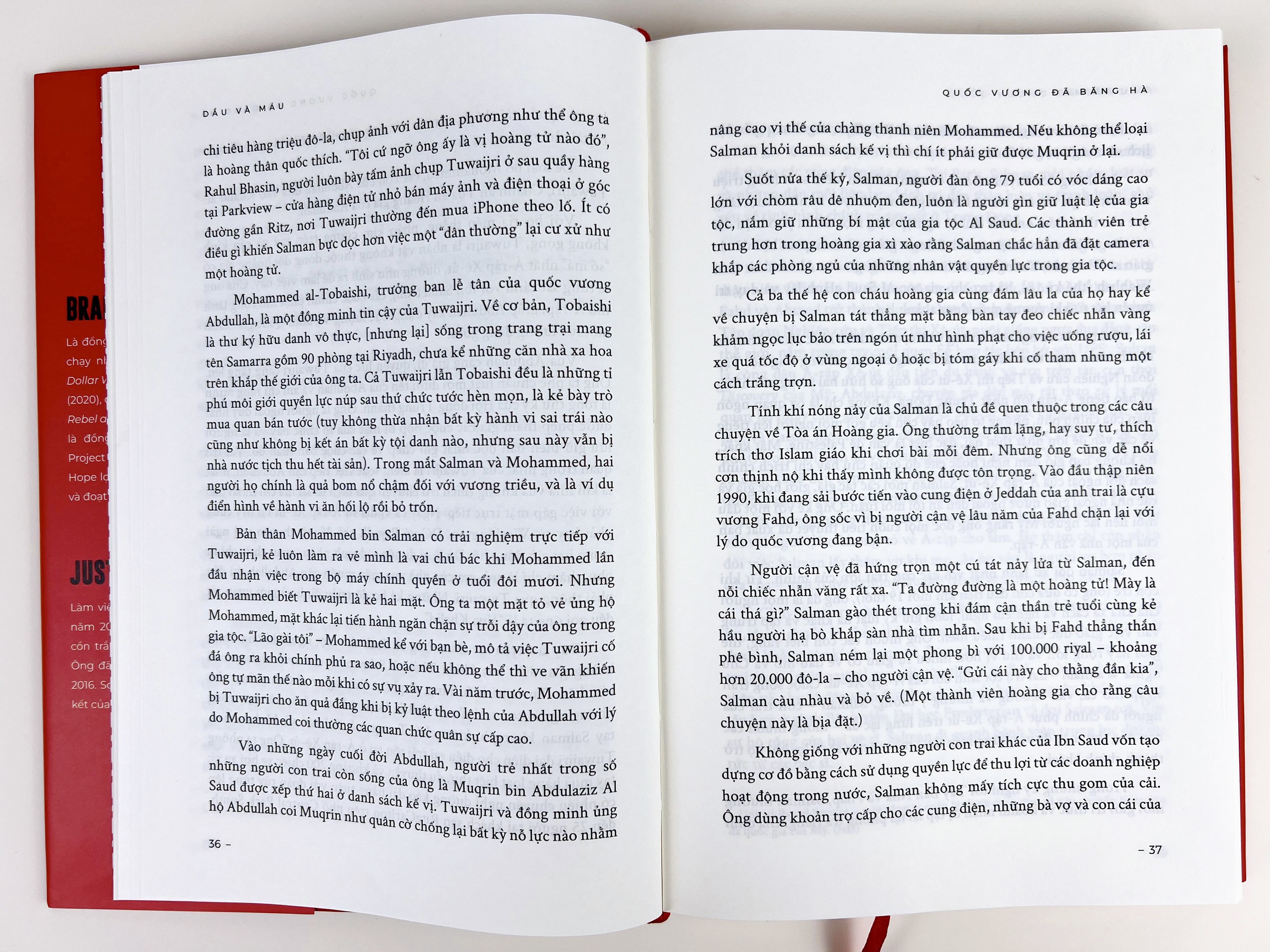Sách - Dầu và máu - Mohammed Bin Salman Và Tham Vọng Tái Thiết Kinh Tế Ả-Rập (Alphabooks) - Bìa cứng