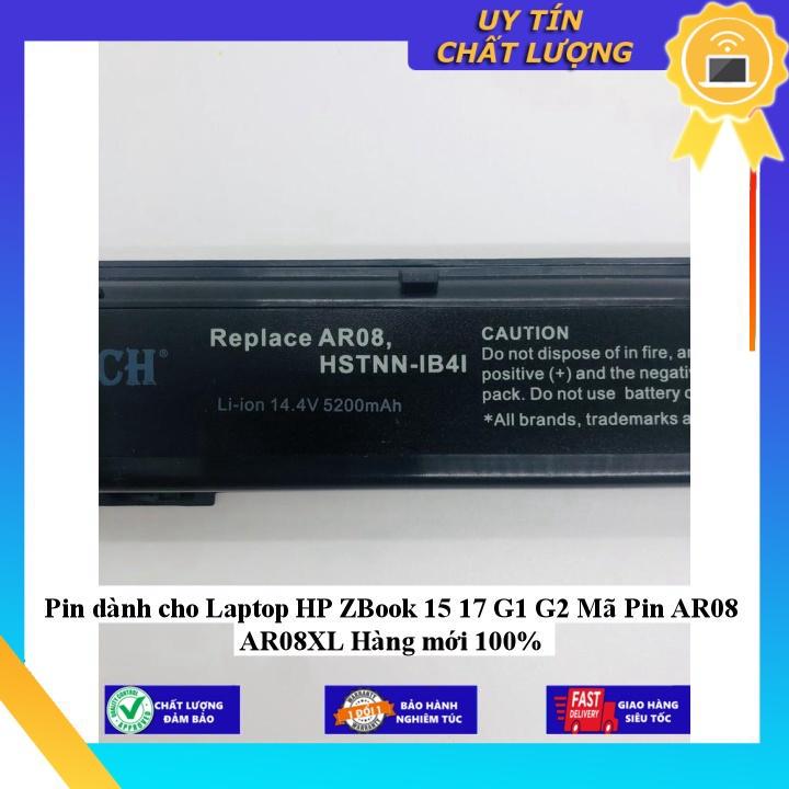 Pin dùng cho Laptop HP ZBook 15 17 G1 G2 Mã Pin AR08 AR08XL - Hàng Nhập Khẩu  MIBAT955