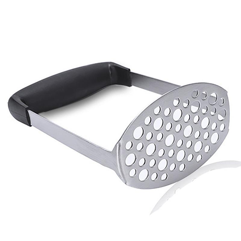 Stamp Potato Stampers thép không gỉ Khoai tây, máy ép khoai tây cho khoai tây xay nhuyễn, cháo khoai tây, rau và trái cây - với món quà Schaler