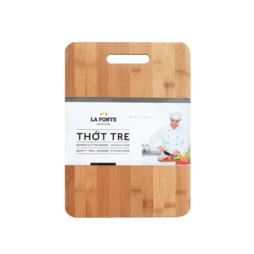 Thớt Tre La Fonte 36x26x1.3 Cm - 180619