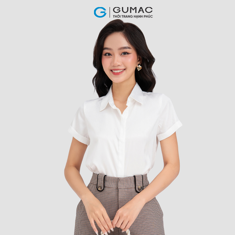 Quần suông phối viền GUMAC QD03048