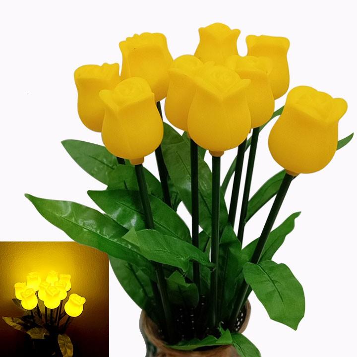 Combo 10 Hoa Tulip Đèn Led Trang Trí AC 220V