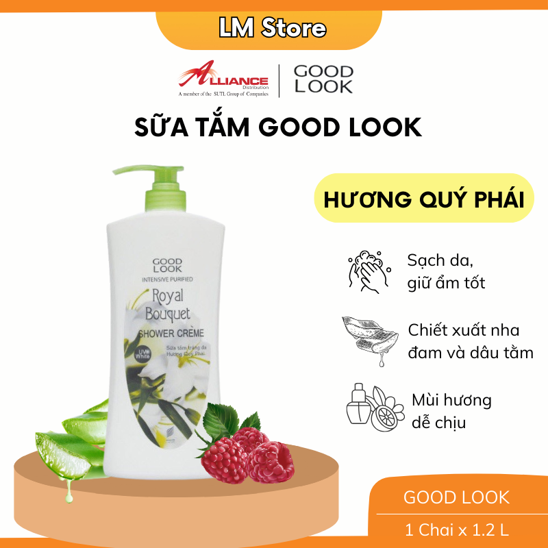 Sữa Tắm Trắng Da Hương Quý Phái Good Look (1.2L)