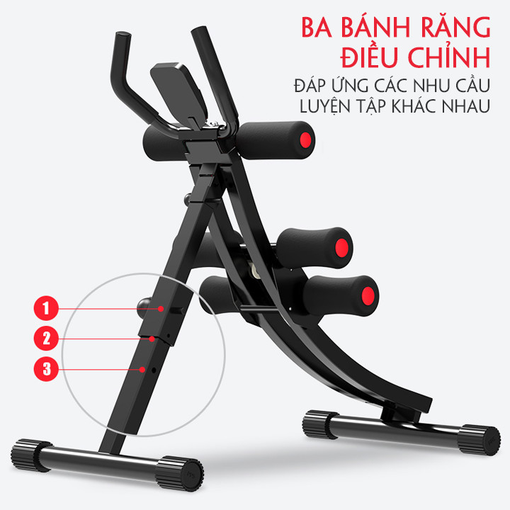 Máy tập cơ bụng - Máy tập gym trong nhà - Máy tập bụng,eo,ngực,lưng đa năng giảm béo