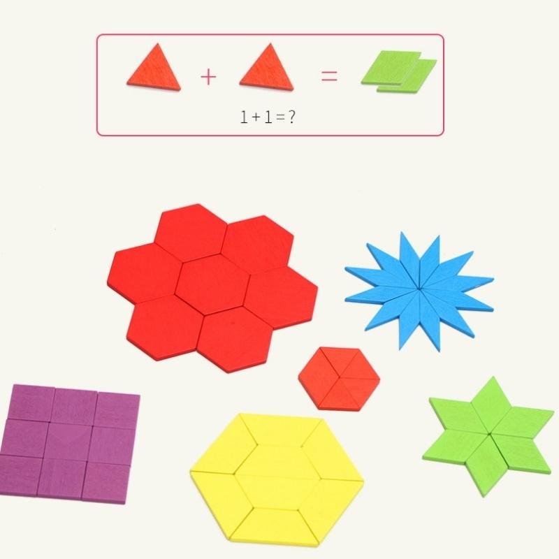 Đồ Chơi Xếp Hình Bộ Xếp Hình Sáng Tạo PATTERN BLOCKS 130 Chi Tiết