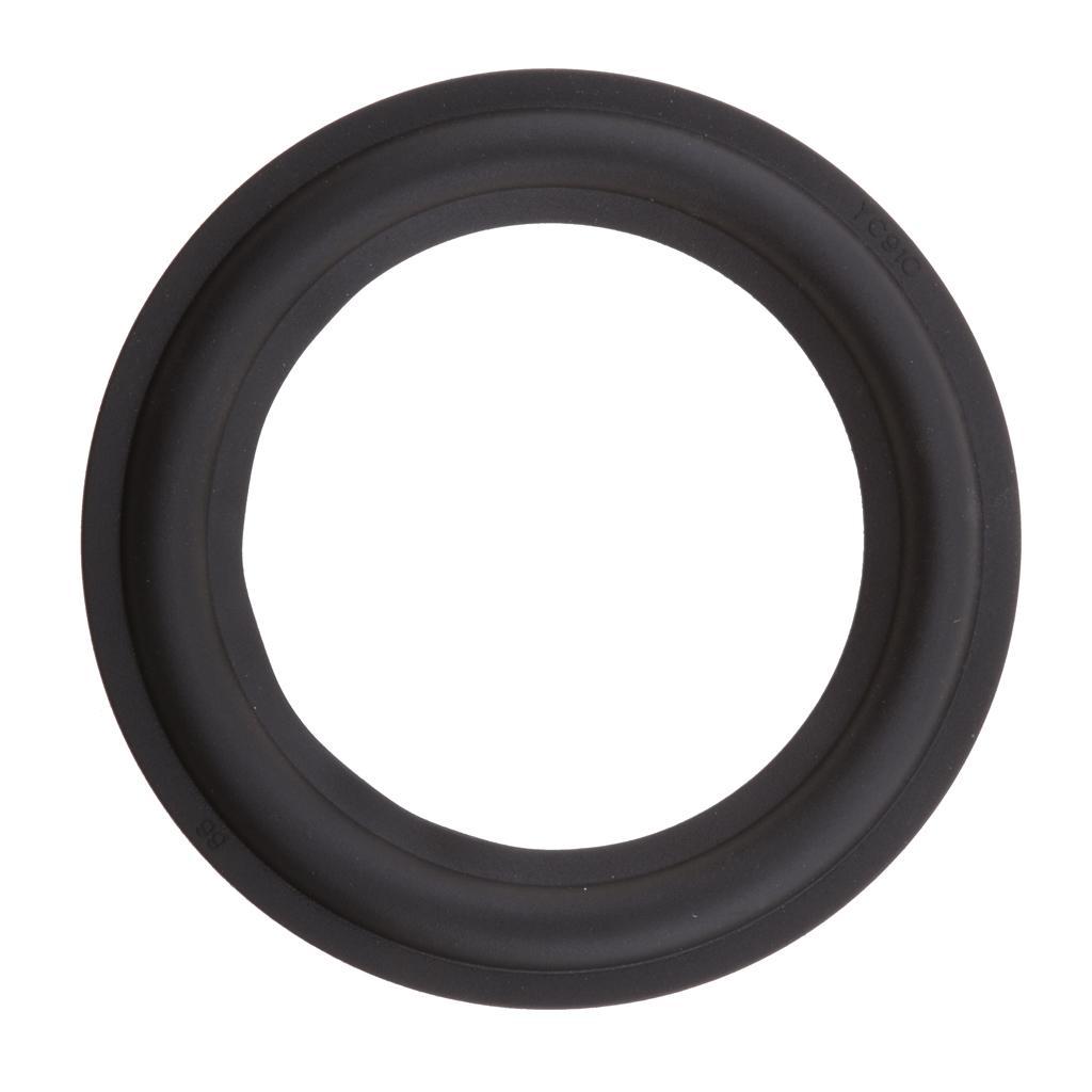 4Pack 4" Audio Speaker Rubber Edge Repair Replacement Kit Fits 141C Black