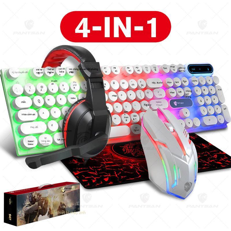 Đảm bảo chất lượng Trung tính Bao bì đầy đủ bằng tiếng Anh Bàn phím được chiếu sáng Chuột Tai nghe Bàn di chuột Ba hoặc bốn bộ Amazon