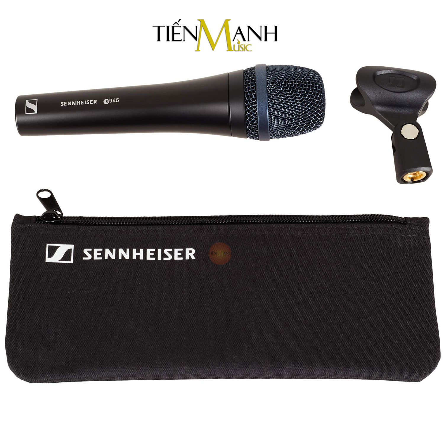 Micro Cầm Tay Sennheiser E945 - Mic Dynamic Vocal Microphone E 945 Hàng Chính Hãng - Kèm Móng Gẩy DreamMaker