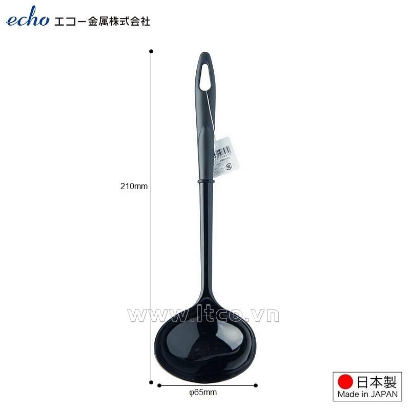 Muôi Canh Chịu Nhiệt Echo Metal Đầu Cán Có Lỗ Treo Tiện Dụng