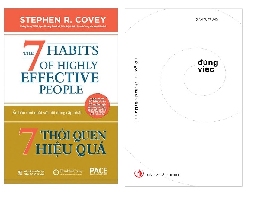 Combo 2 cuốn: 7 Thói Quen Hiệu Quả +Đúng Việc (nguyetlinhbook)