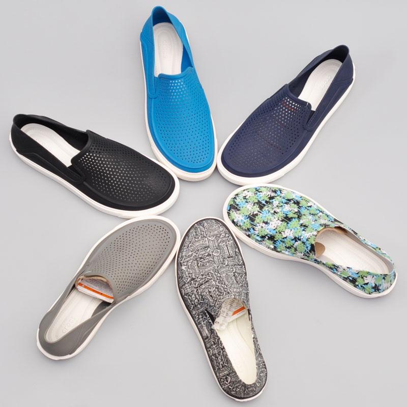 giày slip on cá sấu citilane roka đi mưa, lội nước, đi biển, chống hôi chân cho nam