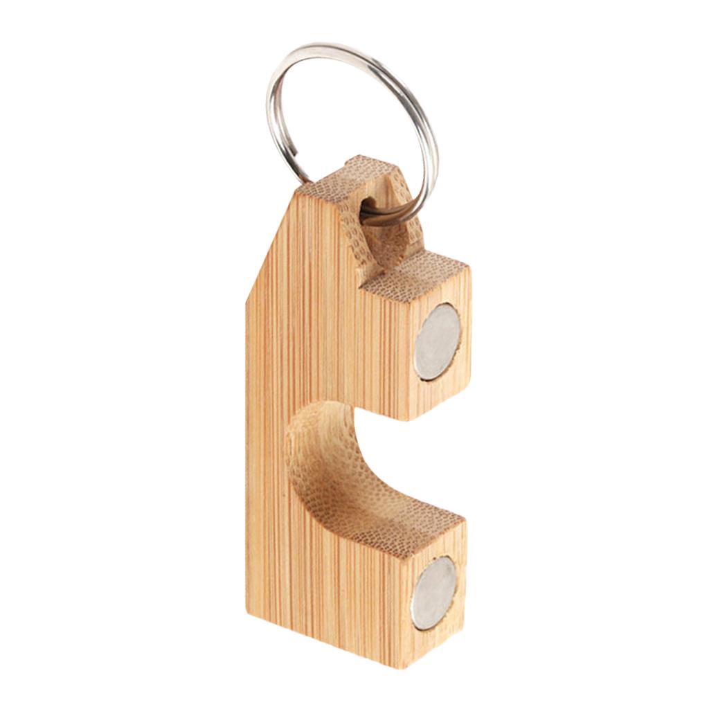 3xWooden Fly Fishing Rod Rack Holder Magnetic Rod Guard Rod Transport System