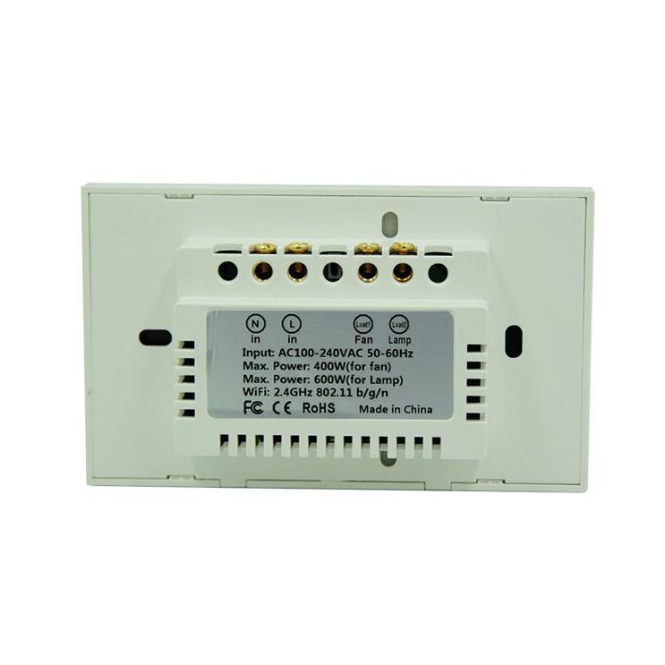 Công tắc thông minh Wifi Tuya Dimmer điều chỉnh tốc độ quạt - Điều chỉnh độ sáng đèn - App smartlife