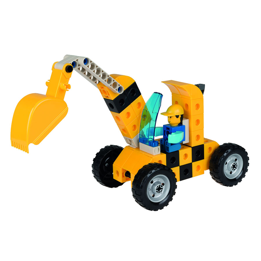 Đồ Chơi Lắp Ráp Gigo Toys – Mô Hình Bé Tập Làm Xây Dựng Heavy Vehicles 7425 (120 Mảnh Ghép)