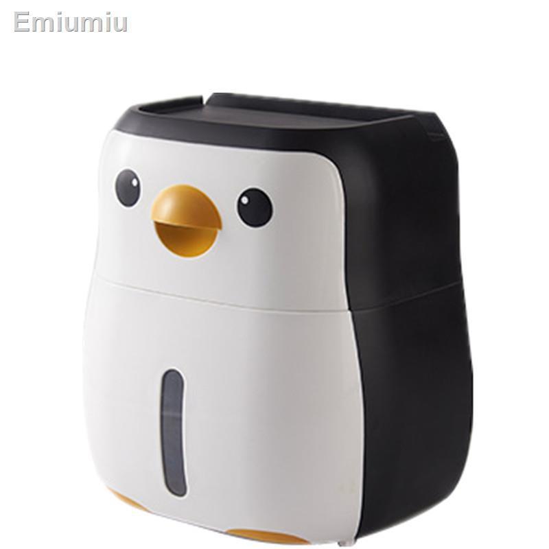 ✁Penguin sáng tạo nhà vệ sinh phòng tắm hộp khăn giấy nhà vệ sinh