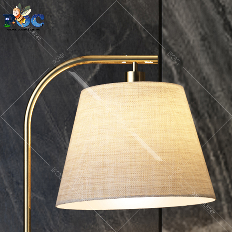 Đèn Cây Trang Trí Phòng Khách, Phòng Ngủ Phong Cách Hiện Đại Thân Hợp Kim Mạ Vàng Sang Trọng ML6001