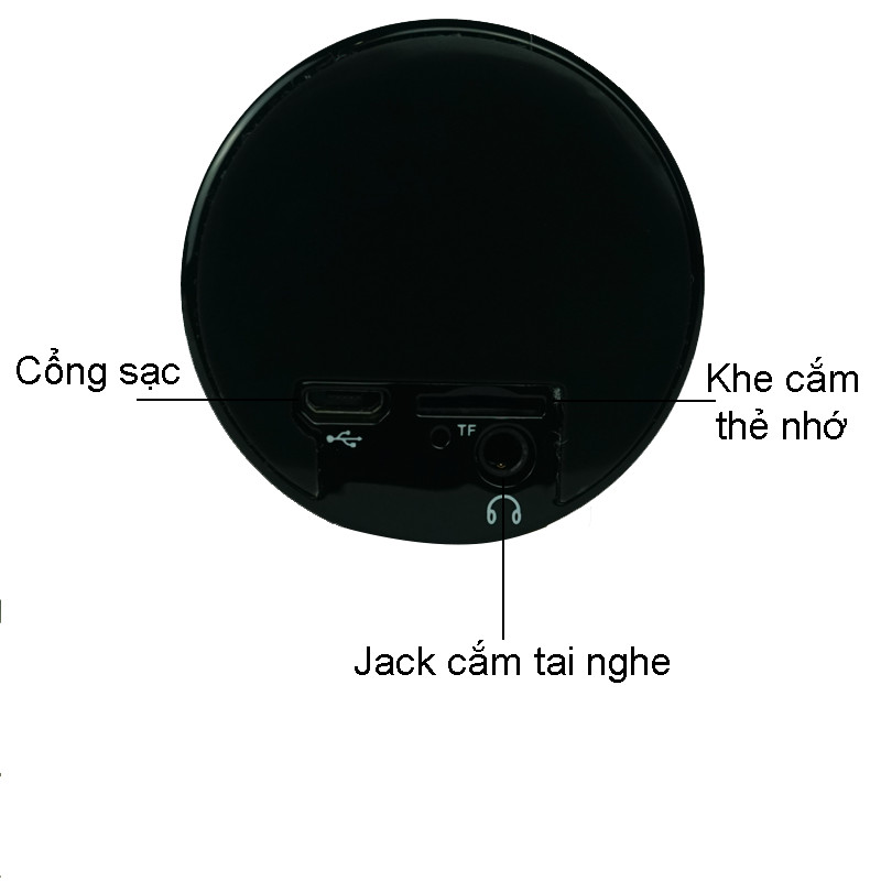 Micro Karaoke Bluetooth Không Dây Âm Thanh Chuẩn, Tiện Dụng Dễ Dàng Mang Theo PKCB - Hàng Chính Hãng