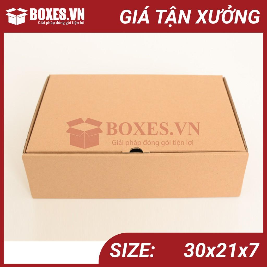 30x21x7 cm Combo 50 hộp giấy carton đựng quần áo giá tại xưởng