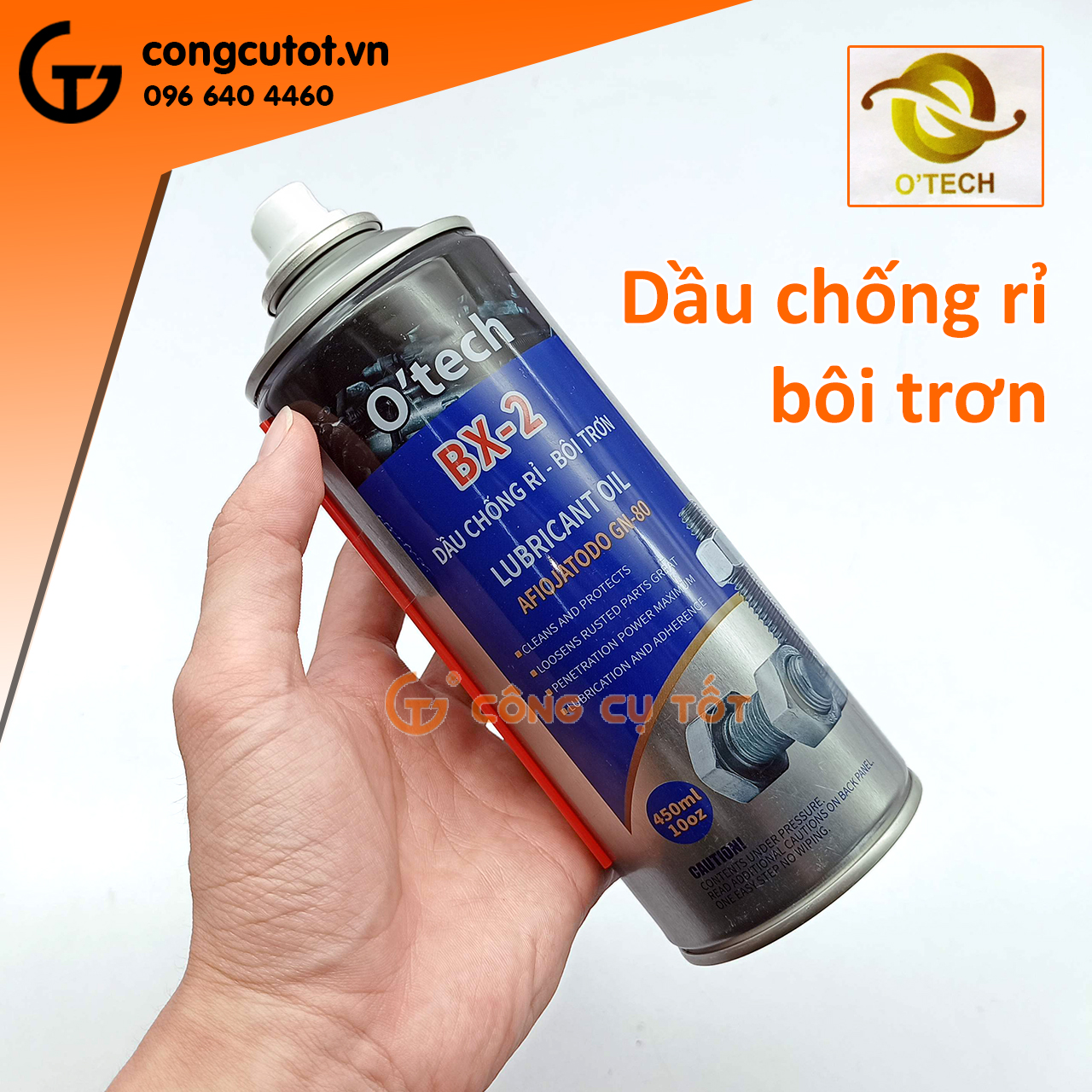 Dầu tẩy rỉ sét 450ml OTECH BX-2