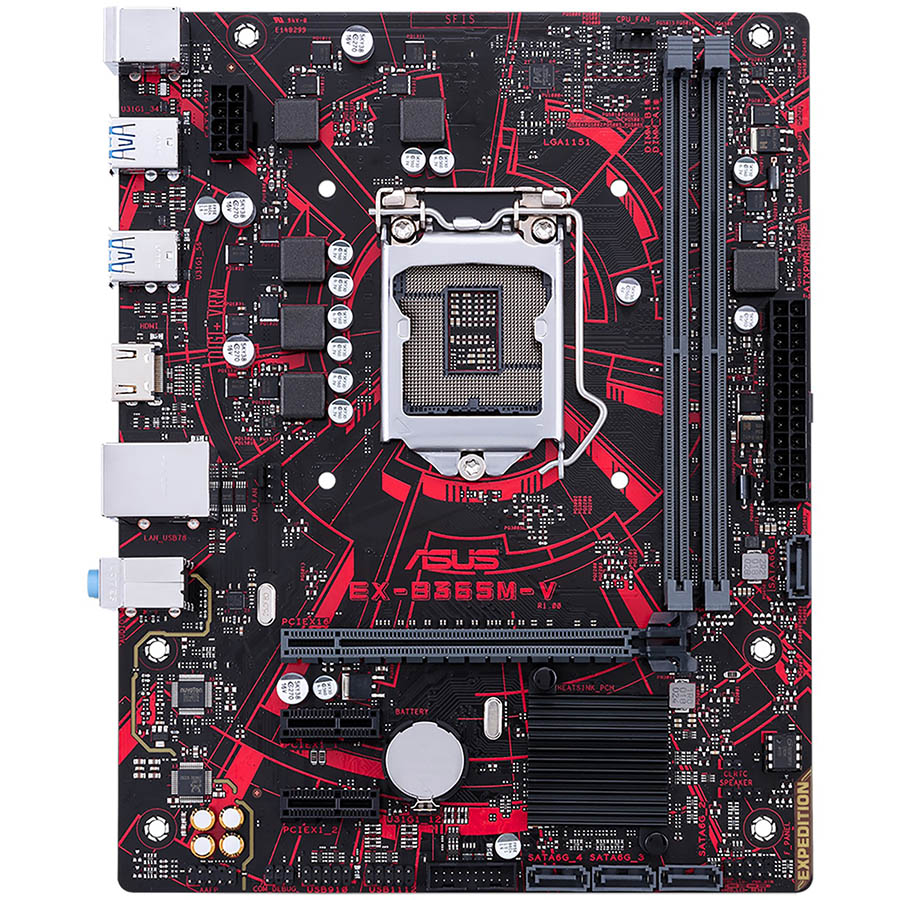 Bo Mạch Chủ Mainboard ASUS EX-B365M-V - Hàng Chính Hãng