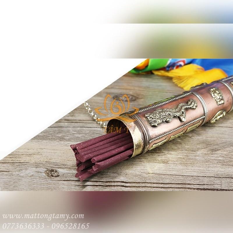 Ống Đựng Hương/Nhang Bằng Đồng