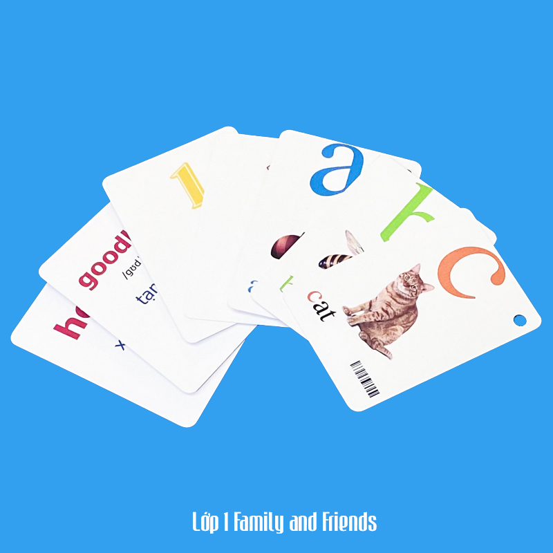 Flashcard Tiếng Anh Family and Friends lớp 1, có phát âm, hình ảnh sinh động