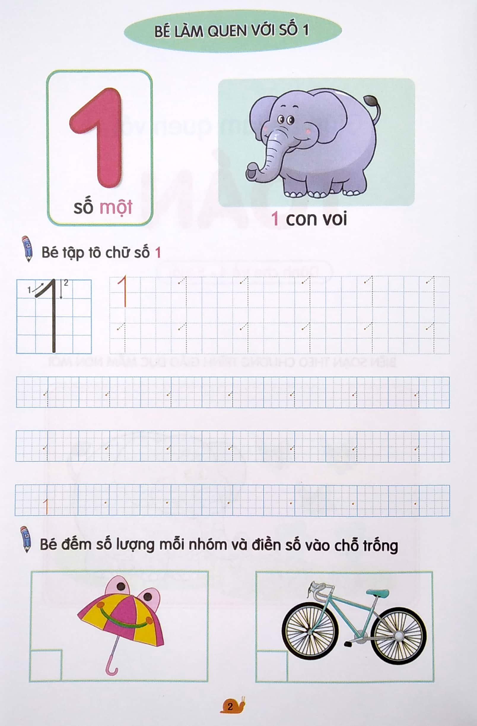 Bé Chuẩn Bị Vào Lớp 1 - Giúp Bé Làm Quen Với Toán