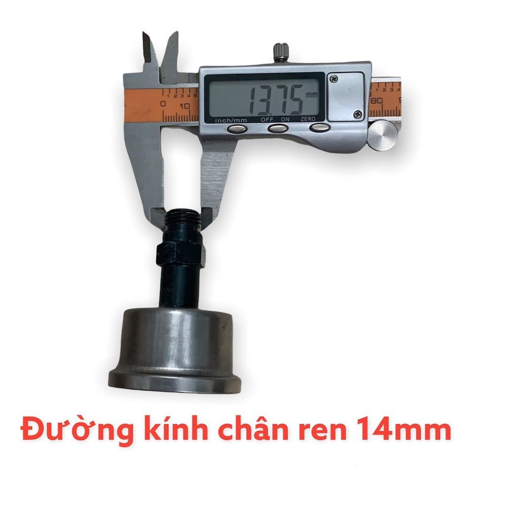 Đồng hồ áp suất máy xịt rửa xe áp lực ĐK 47mm,ĐK chân ren Ø14mm chiều dài cả chân ren 40mm,ĐHRX3