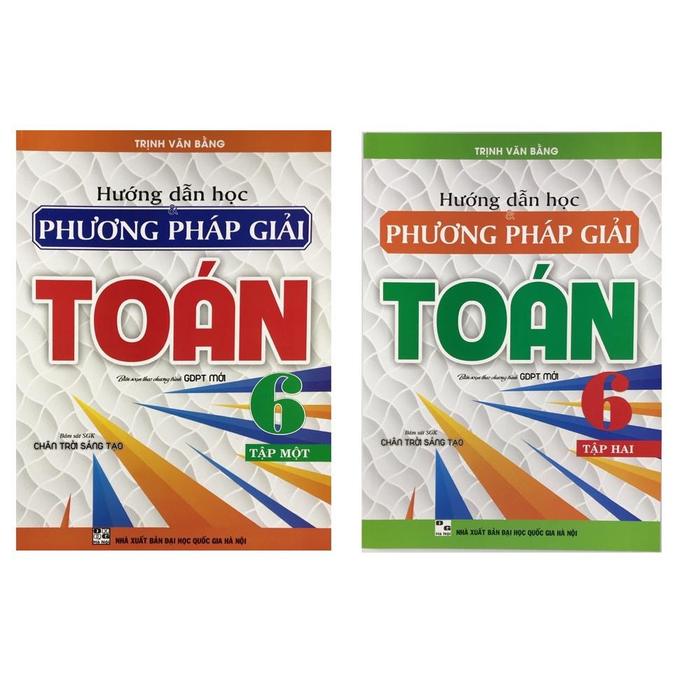 Sách - Combo Hướng dẫn học phương pháp giải Toán 6 tập 1 + 2 HA-MK
