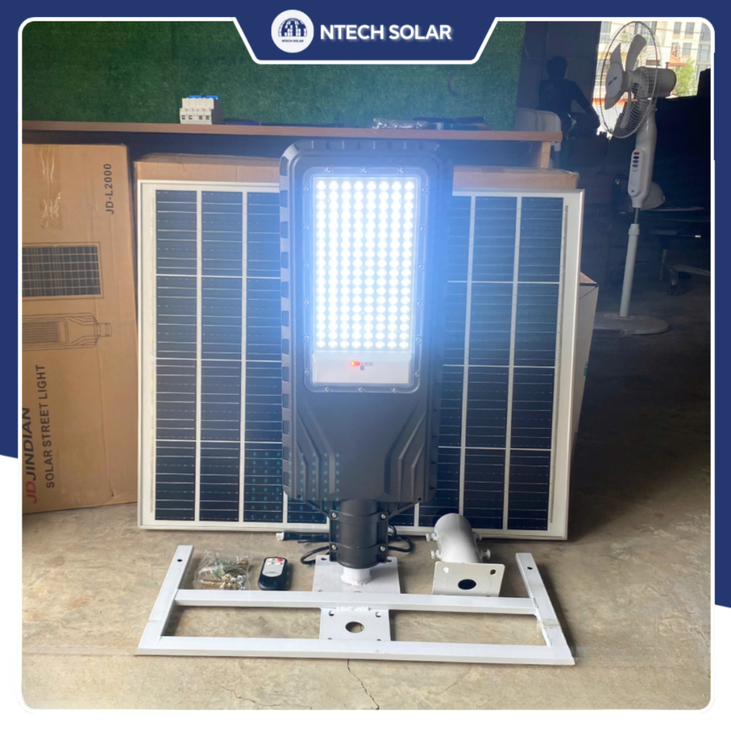 Đèn đường năng lượng mặt trời JD-L2000 – 2000W | Mẫu mới 2025