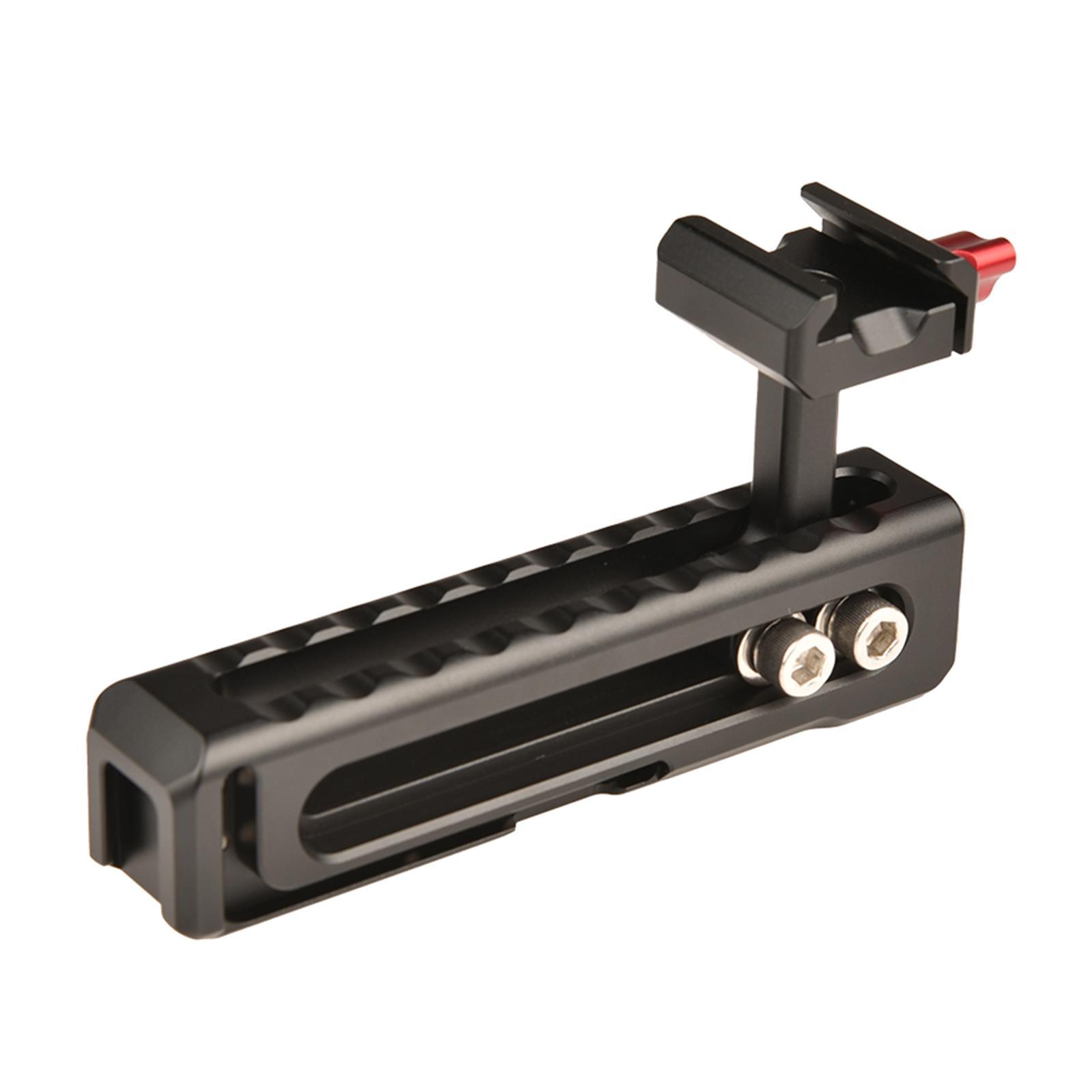 Handle Release Lightweight Multiple 1/4 3/8 Threaded Hole Aluminum Alloy Video Stabilizing Rig for Monitors DSLR Camera Cage