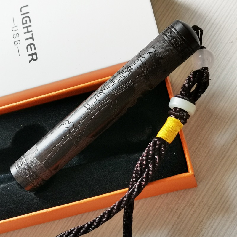 Bật lửa sạc usb bằng gỗ