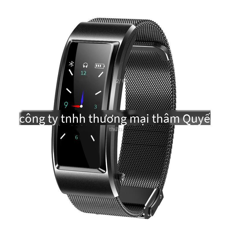Khuyến mại vòng đeo tay cuộc gọi theo phong cách mới, màn hình màu, vòng đeo tay thể thao thông minh, cuộc gọi đa chức năng, đồng hồ riêng biệt hai trong một