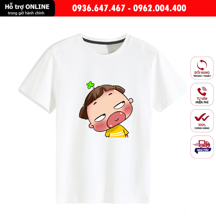 Áo Thun Unisex Nam Nữ Form Đẹp In Hình Quỳnh Aka - Chất Vải Cotton Đẹp Mịn Mát