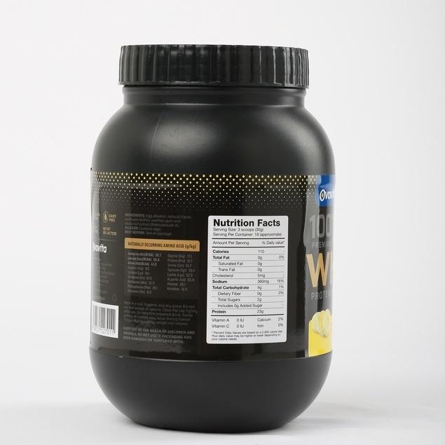 Bột Protein Lòng Trắng Trứng Cao Cấp OVOVITA Vị Chuối Hũ 560gr Hỗ Trợ Tăng Cơ