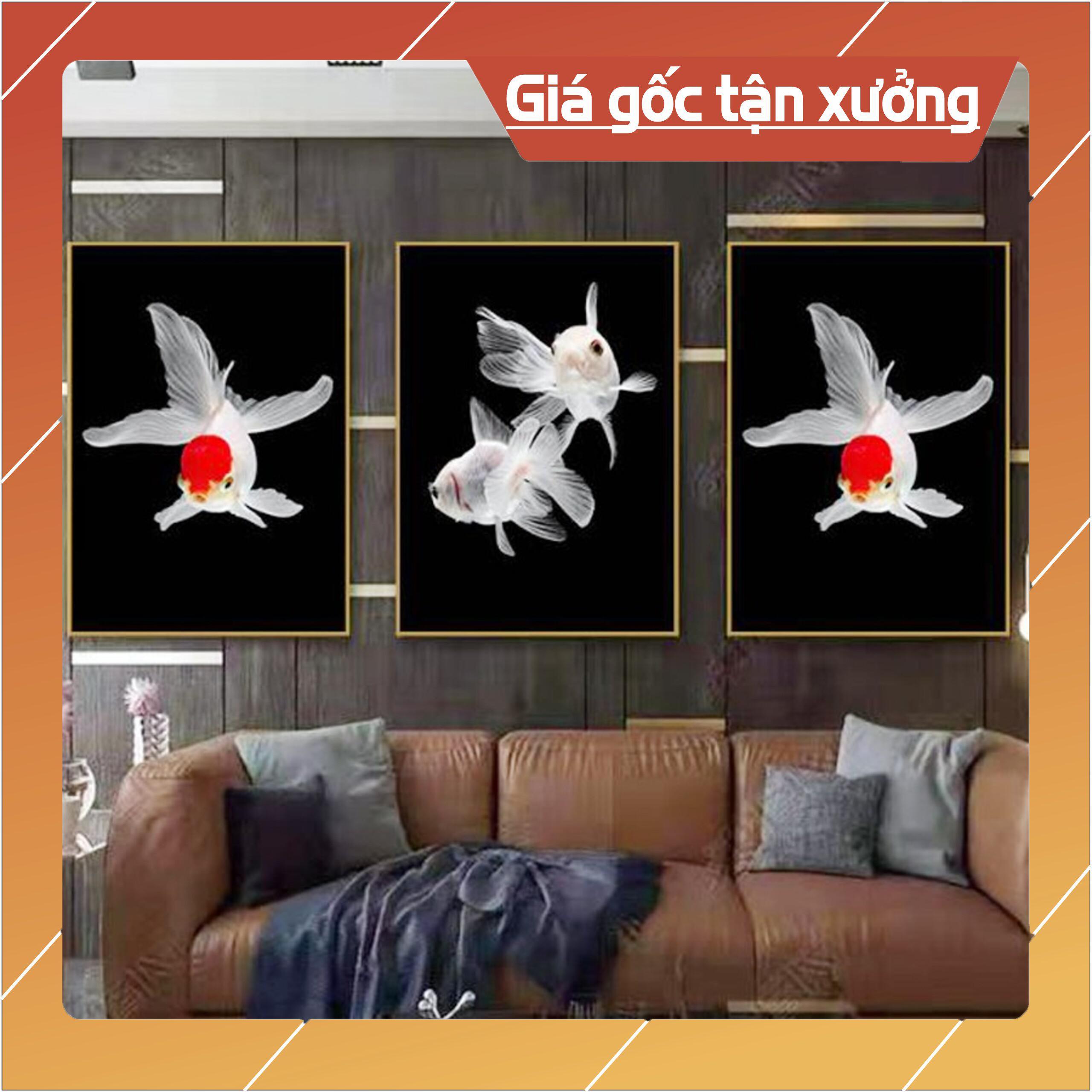 Bộ tranh treo tường phong thủy trang trí nội thất đẹp và giá rẻ hình hươu hiện đại