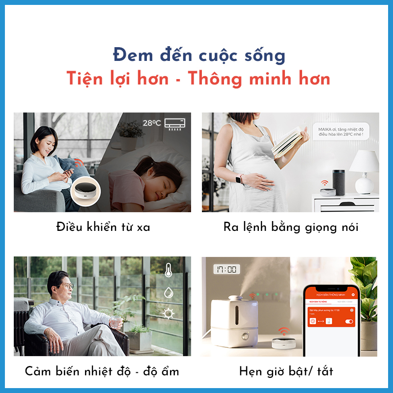 Bộ Điều Khiển Hồng Ngoại Từ Xa Thông Minh Vconnex - Hàng Chính Hãng