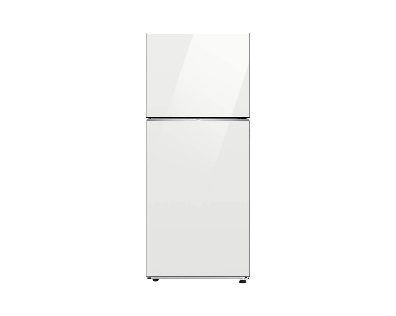 Tủ Lạnh Bespoke Ngăn Đông Trên với Đông Mềm Linh Hoạt 4 Chế Độ Optimal Fresh+ màu Trắng Thạch Anh 385L RT38CB668412SV - Hàng chính hãng