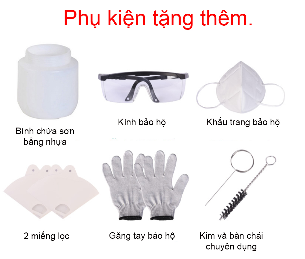 Máy phun sơn loại to, công suất mạnh 1200W - PA SG9620ST