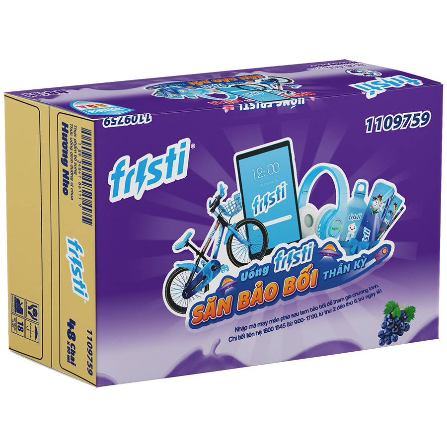 Thùng Fristi Hương Nho 48x80ml