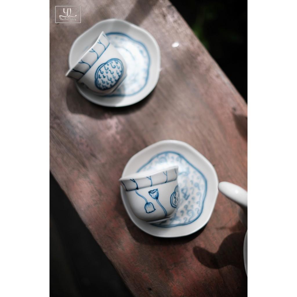 Bộ Trà Gốm "Sen Ở Đầm Trong"