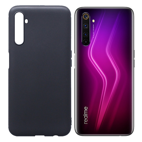 Ốp lưng cho Realme 6 Pro dẻo đen bảo vệ camera