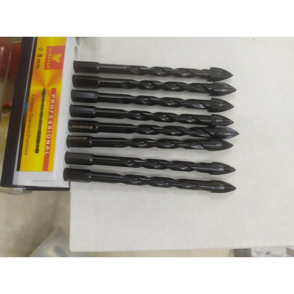 Combo 4 đầu mũi khoan đa năng 6 8 10 12