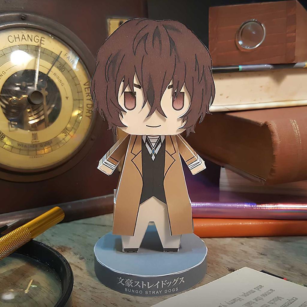 Mô hình giấy Anime Chibi Osamu Dazai – Bungo Stray Dogs