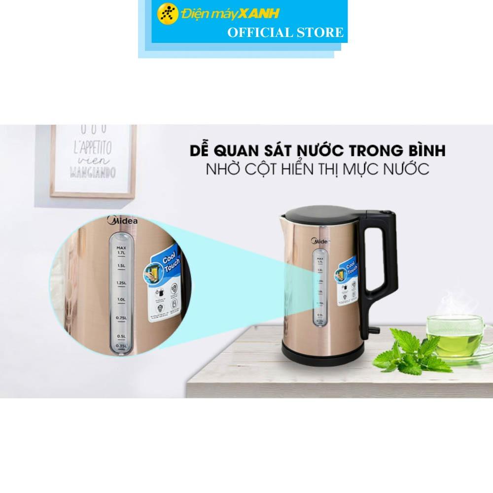 Bình đun siêu tốc Midea MK-317DW - Hàng Chính Hãng