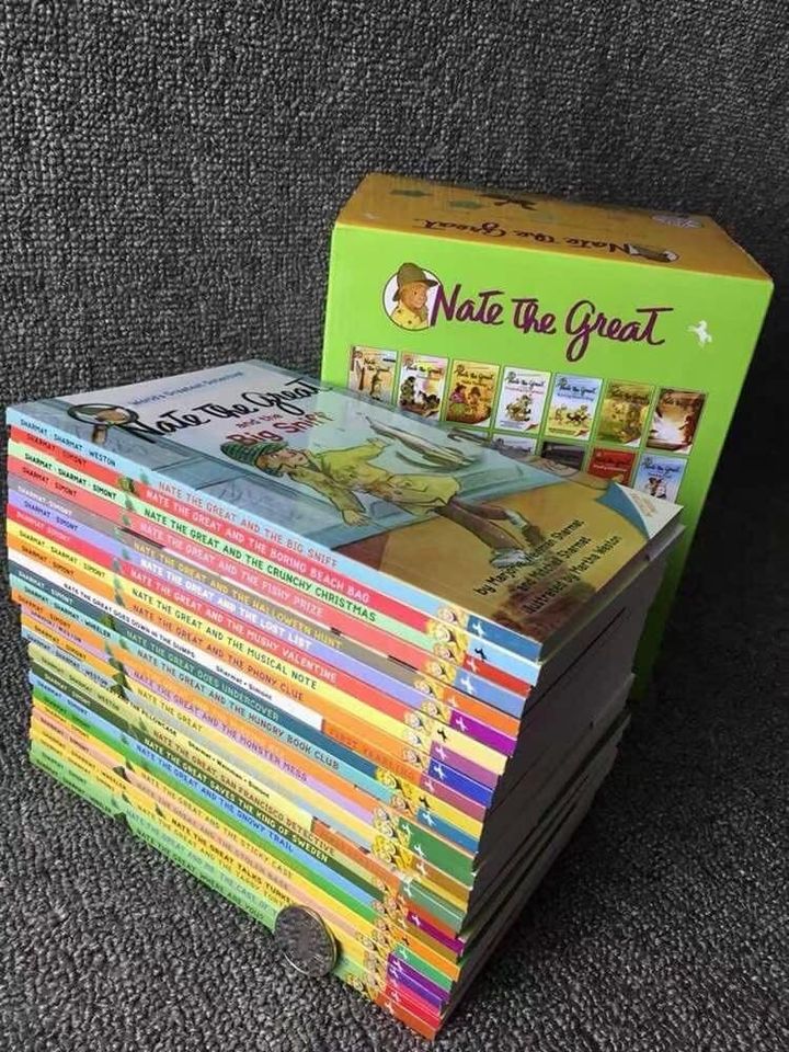 NATE THE GREAT FULL BOX SET 30q có hộp đựng kèm audio