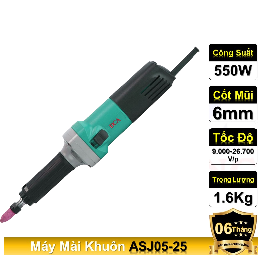 Máy mài khuôn DCA ASJ05-25 công suất 500w,nhỏ gọn ,tiện lợi , dễ dàng sử dụng và cất giữ