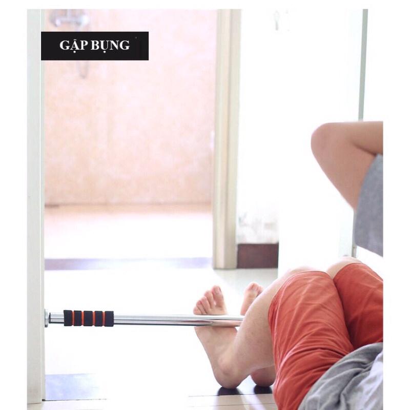 Xà Đơn Treo Tường 60-130cm Inox chống han rỉ chắc chắn bền đẹp.