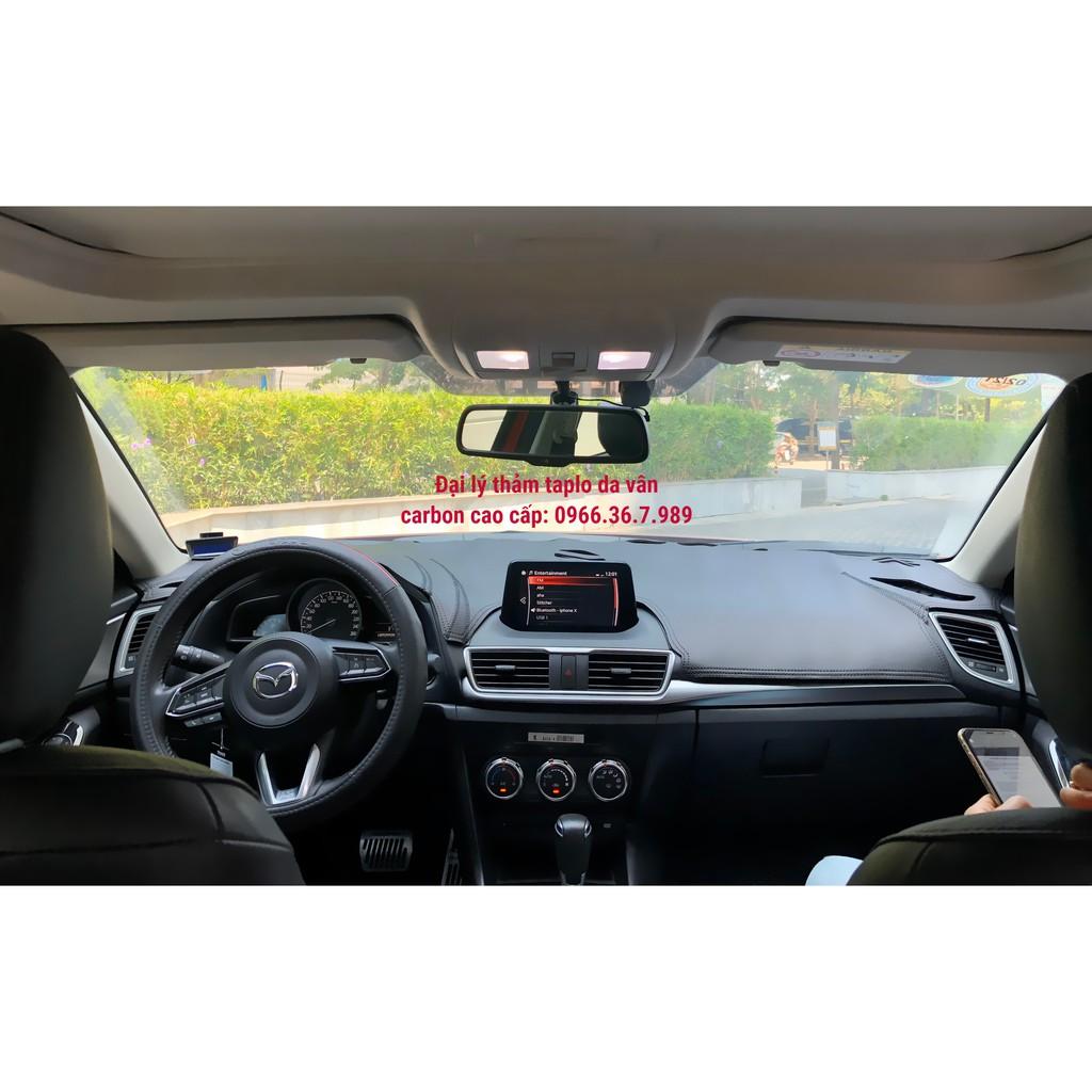 Thảm Taplo Da vân Carbon cao cấp xe KIA Morning