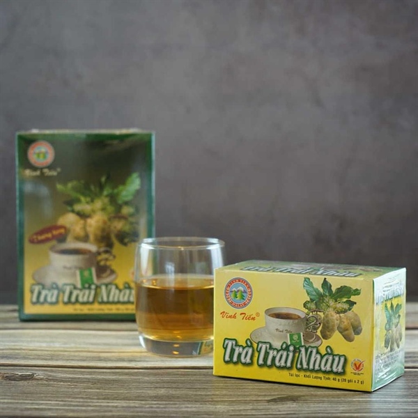 Trà Trái Nhàu Túi Lọc Vĩnh Tiến - Giảm mụn, tốt cho xương khớp.